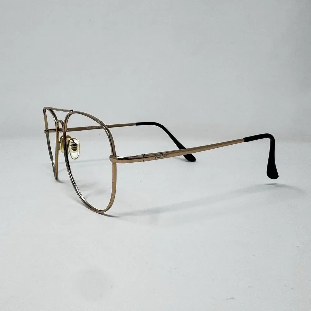 Authentic Ray-Ban RB3025 Aviator Gold Sunglass Frames 56-14-135 Italy